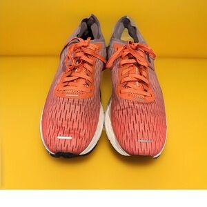 Coral Orange Gradient Running Sneakers